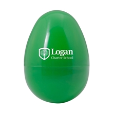 aerial view a green silly nuty putty in egg, image 1 of 2