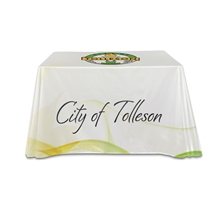 a white table throw - 2 x 4
