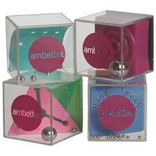 aerial view a assorted mind teaser cube puzzles, image 1 of 2