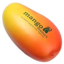 aerial view a orange/yellow mango - stress reliever, image 1 of 2