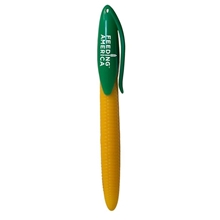 aerial view a yellow barrel with green pen cup mini corn pen, image 1 of 2