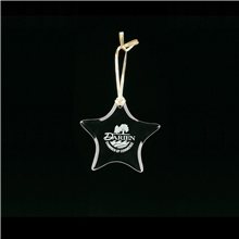 a clear clearaward jade crystal star ornament