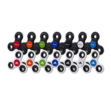 aerial view a group of fidget spinner, image 1 of 2