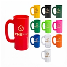 a group of 14 oz single wall beer stein - 14 oz.