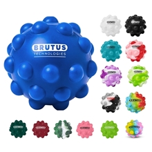 a group of push pop bubble ball fidget sensory toy