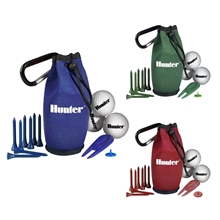 a group of tee time golf kit