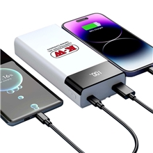 aerial view a group of apex 65w built - in cable power bank 20,000mah, image 1 of 2