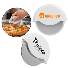 aerial view a group of slicemate pizza cutter, image 1 of 2