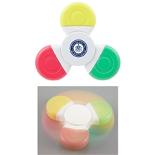 aerial view a group of multi - ink spinner highlighter, image 1 of 3