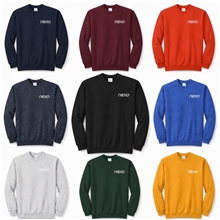 a group of port co(r) core fleece crewneck sweatshirt