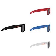 a group of eco - friendly rpet sunglasses