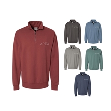 a group of comfortwash by hanes - unisex garment - dyed quarter - zip sweatshirt