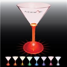 7 oz Lighted Standard Stem Martini - Plastic