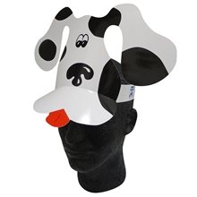 a white dog headband - paper products