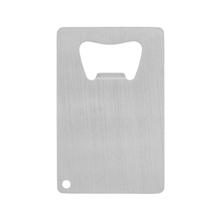 Credit Card Brushed Stainless Steel Finish Bottle Opener