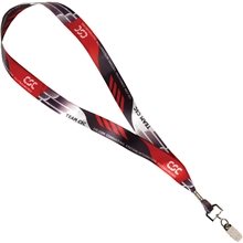 7/8 Full Color Sublimination Satin Lanyard