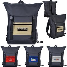 Metallic Pocket Strap Backpack