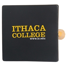 aerial view a black graduation hat stress reliever, image 1 of 3