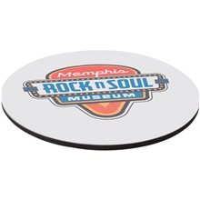 8 Round 1/8 Thick Full Color Soft Mouse Pad