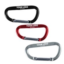 Aluminum 80mm Laser Engraved Carabiner