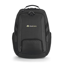 aerial view a black vertex(r) carbon laptop backpack, image 1 of 7