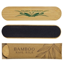 aerial view a bamboo bamboo nail file, image 1 of 2