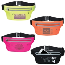 aerial view a group of smart belt waist pack, image 1 of 2