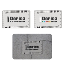 a clear crack width gauge