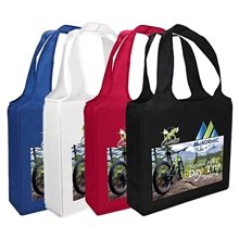 Adventure(TM) Foldable Recycled Tote - 16 x 4 x 14.5 - Full Color Imprint