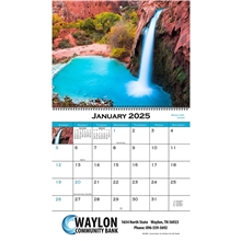 American Scenic Wall Calendar - Spiral 2023