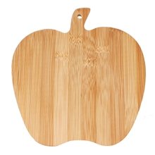 Eco - Friendly Bamboo Apple - Shaped Cutting Board