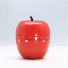 Plastic Apple - Shaped 60- Minute Timer