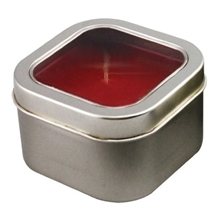 Aromatherapy Candle 8 oz Tin With Window Lid