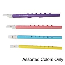 Assorted Color Plastic Flutes