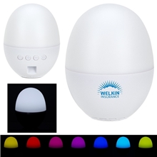 Audio Dome Lighted Bluetooth Speaker with White Noise Sounds