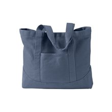 Authentic Pigment 14 oz Pigment - Dyed Large Canvas Tote - All