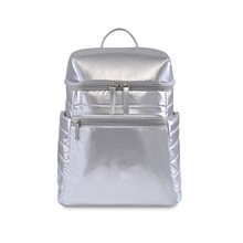 Aviana(TM) Metallics Mini Backpack Cooler - Metallic Silver