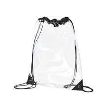 BAGedge PVC Clear Drawstring Bag