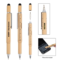 Bamboo Multi - Function Tool Pen