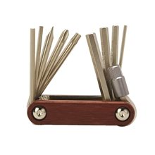 Bandelier 10- In -1 Folding Tool With Rosewood Handle