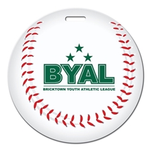 Baseball Shaped Luggage Tag