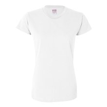 Bayside - Ladies USA Made Short Sleeve Shirt - WHITE