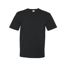 Bayside USA - Made Short Sleeve T - Shirt With a Pocket