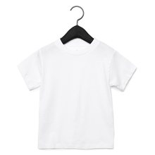 Bella + Canvas Toddler Jersey Short - Sleeve T - Shirt - 3001t - WHITE