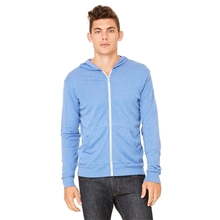 Bella + Canvas Unisex Triblend Full - Zip Lightweight Hoodie - ALL