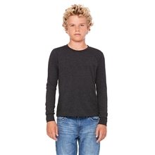 BELLA + CANVAS Youth Jersey Long - Sleeve T - Shirt - 3501y - TRIBLENDS