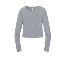 bella+canvas(r) wms micro rib l / s baby tee