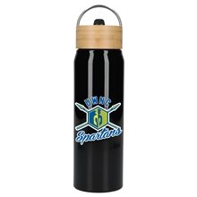 Billy 26 oz Eco - Friendly Aluminum Bottle With FSC Bamboo Lid