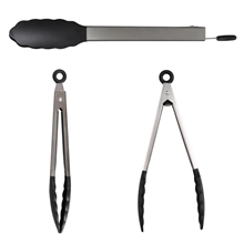 Blaze 9 Stainless Silicone Tongs