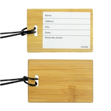 Blt Bamboo Luggage Tag